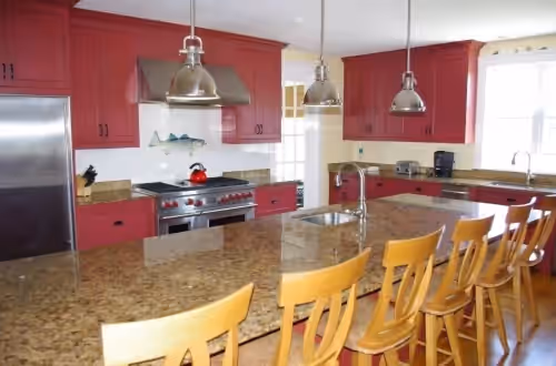 Gourmet kitchen at Private Edgartown Estate