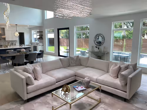 Living area at STUNNING DALLAS MANSION 7-Bedrooms 6-Bathrooms Luxury Travel at its Best