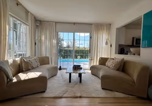 Living area at Quiet, Luxury in the Heart of the Hamptons