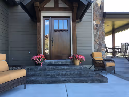 Exterior detail at Luxury Family Reunion Vacation Home with Magnificent Lake Views & Private Beach