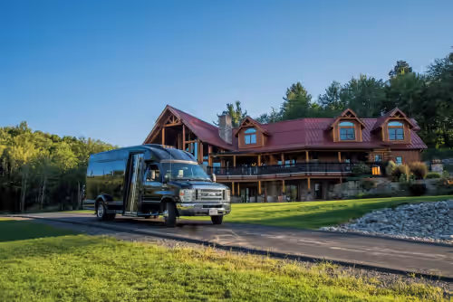 Exterior at MAJESTIC LAKE FRONT LUXURY ADIRONDACK LODGE FEATURING 8,898 SQ. FT LIVING SPACE