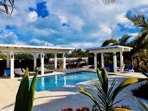 Pool at 2 Beach Front Villas Beautiful Beach! Pickleball Ocean Views 3 Private Pools
