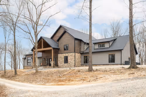 Scenic River Front Lodge With A Fire Pit And Outdoor Kitchen, photo 4
