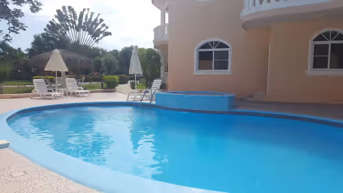 6bd Party Villa Near Sosua, Guest-friendly, Pool/jacuzzi/tv/wi-fi/Billiard